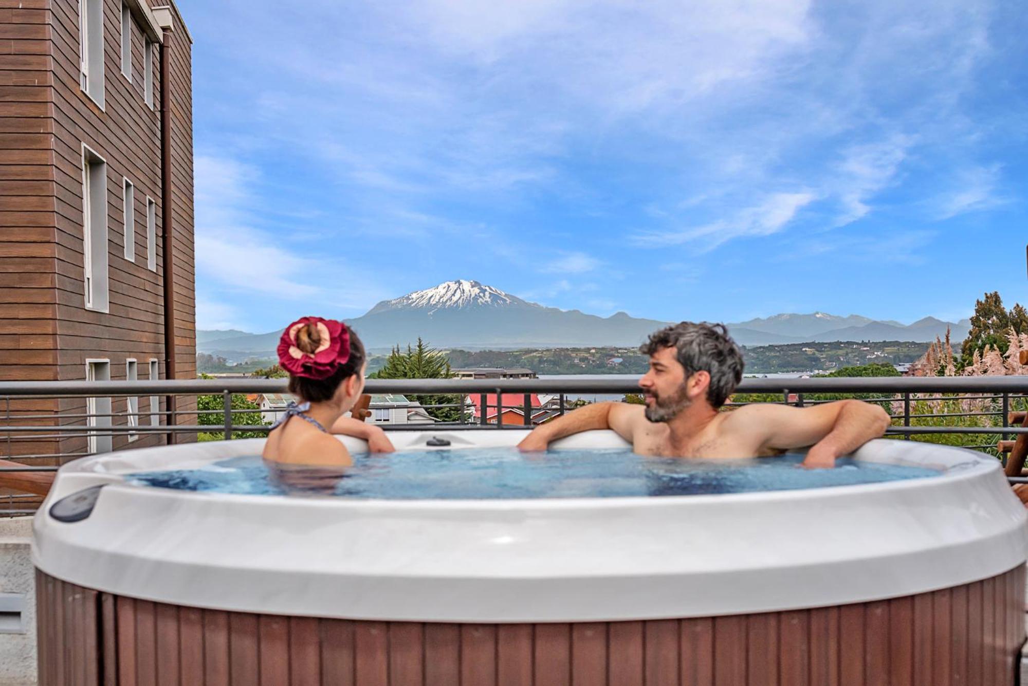 Exquisito Depa Con La Mejor Vista Al Lago Y Tinaja Puerto Varas Exterior foto